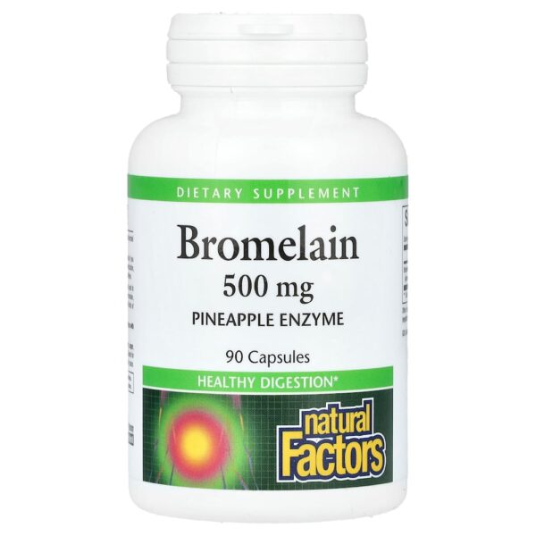 Natural Factors - Bromelina 500 mg 90 Cápsulas