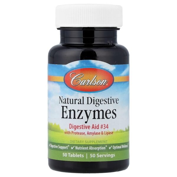 Carlson - Enzimas Digestivas Naturais 50 Comprimidos