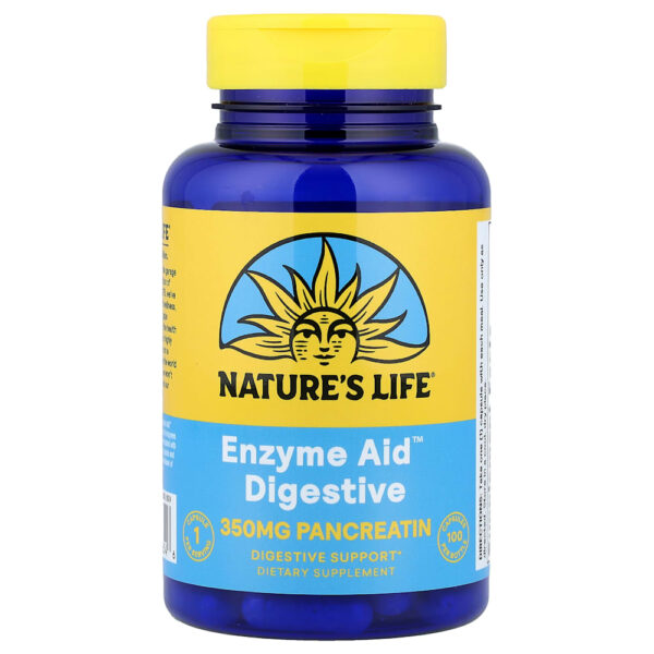 Nature's Life - Enzyme Aid Digestivo 100 Cápsulas