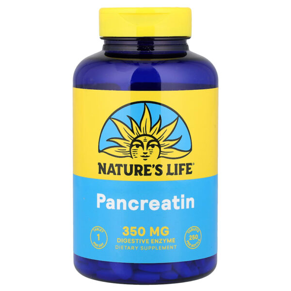Nature's Life - Pancreatina 250 Comprimidos