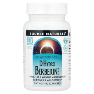 Source Naturals - Dihidroberberina 200 mg 60 Cápsulas