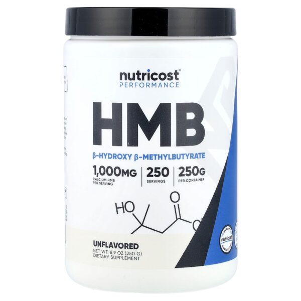 Nutricost - Performance HMB em Pó Sem Sabor 250 g