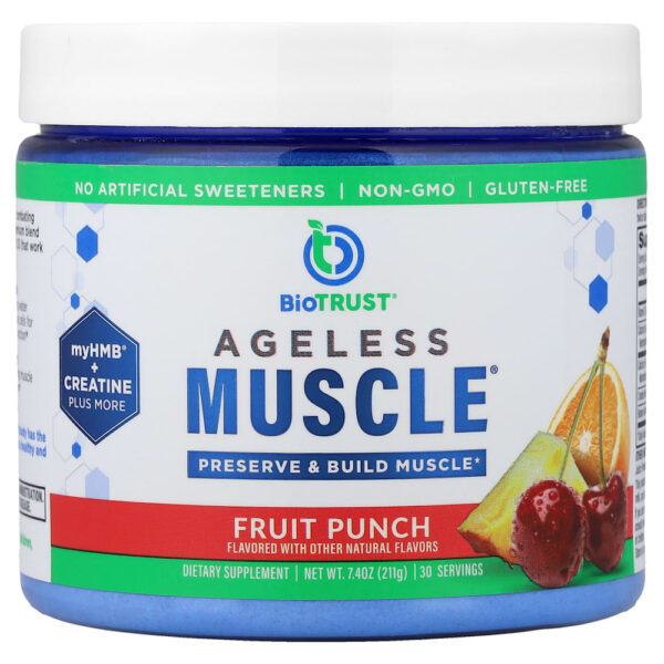 24-358.jpg BioTRUST - Ageless Muscle Ponche de Frutas 211 g
