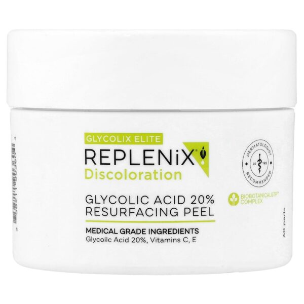 Replenix - Descoloração Glycolix Elite 20% de Ácido Glicólico Esfoliante Retexturizante 60 Discos