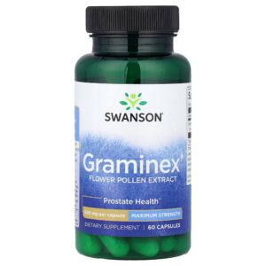 Swanson Vitamins - Extrato de Pólen de Flores Graminex Força Máxima 500 mg 60 Cápsulas
