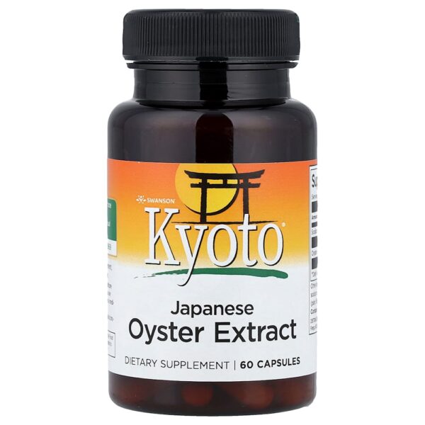 Swanson Vitamins - Quioto Extrato de Ostra Japonesa 60 Cápsulas (500 mg por Cápsula)