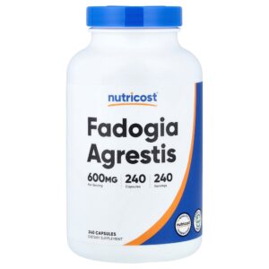 Nutricost - Fadogia agrestis 600 mg 240 cápsulas
