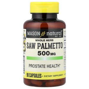 Mason Natural - Erva Inteira com Serenoa-Palmeira 500 mg 90 Cápsulas