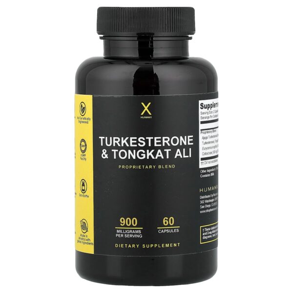 Humanx - Turkesterone e Tongkat Ali 60 Cápsulas