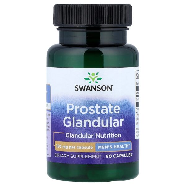 Swanson Vitamins - Próstata Glandular 150 mg 60 Cápsulas