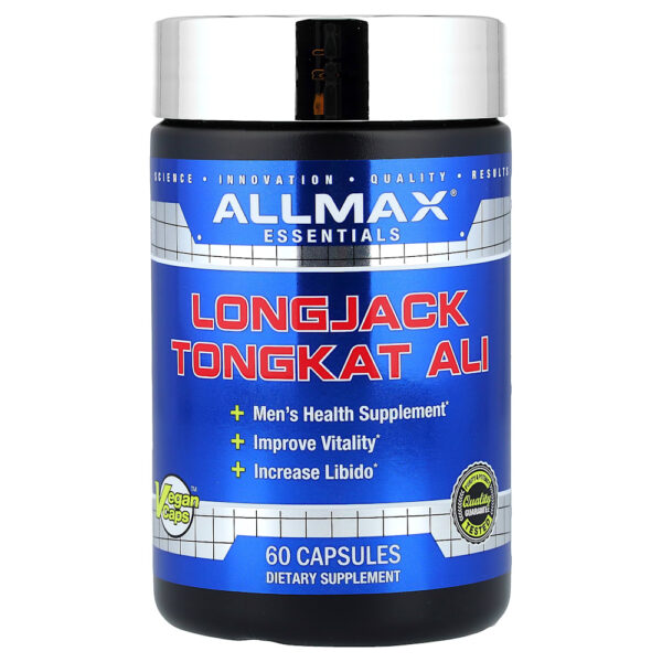 24-376.jpg ALLMAX - Essentials Longjack Tongkat Ali 325 mg 60 Cápsulas