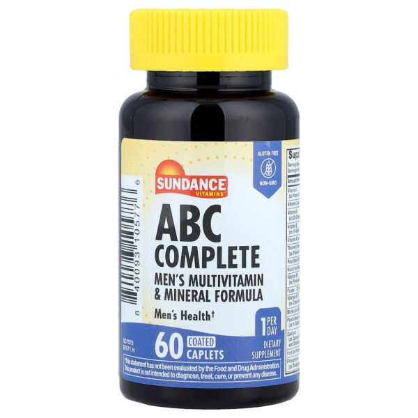 24-382.jpg Sundance - BC Complete Fórmula Multivitamínica e Mineral para Homens 60 Cápsulas Revestidas