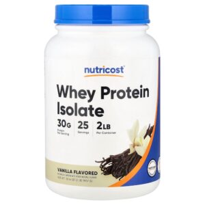 Nutricost - Isolado de Proteína Whey Baunilha 907 g