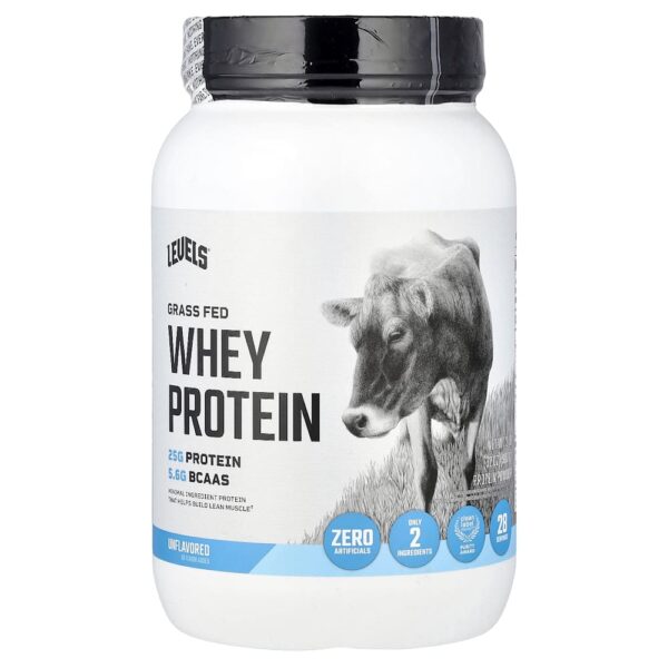 Levels - Whey Protein em Pó de Gado Criado no Pasto Sem Sabor 907 g