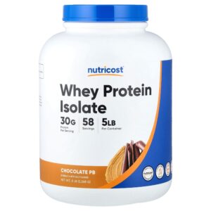 24-402.jpg Nutricost - Whey Protein Isolate Chocolate 2.268 g
