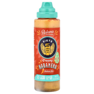 Siete - Molho Botana Cremoso de Habanero Médio-Pimenta 241 g