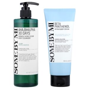 SOME BY MI - Gel de Limpeza e Creme Duo para Reparação Corporal Kit com 2 Unidades