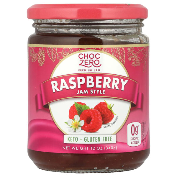 25-28.jpg ChocZero - Geleia de Framboesa 340 g