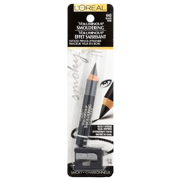 L'Oréal - Voluminous Delineador Lápis de Amêndoa Smoldering 645 Preto 2 g