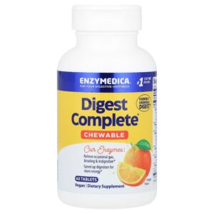 Enzymedica - Digest Complete Mastigável Laranja 60 Comprimidos