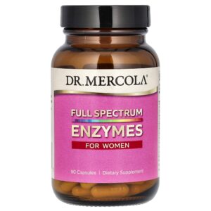 Dr. Mercola - Enzimas de Espectro Completo para Mulheres 90 Cápsulas