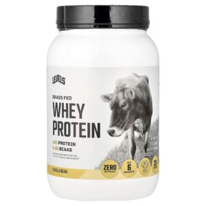 26-132.jpg Levels - Proteína Whey em Pó de Gado Criado no Pasto Fava de Baunilha 907 g