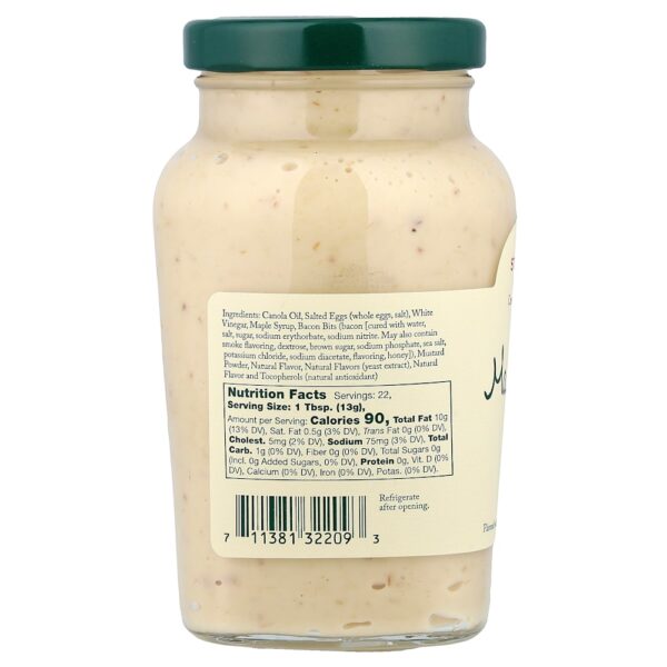 Stonewall Kitchen - Aioli com Bacon com Xarope de Bordo 291 g