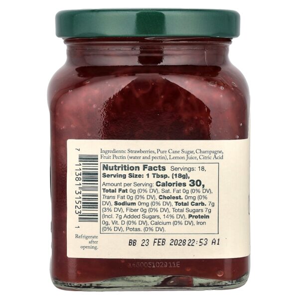 Stonewall Kitchen - Geleia de Morango e Champanhe 326 g