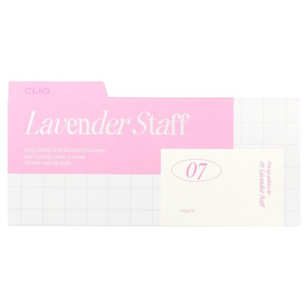 Clio - Paleta de Sombras Pro Eye 07 Bastão de Lavanda 1 Unidade
