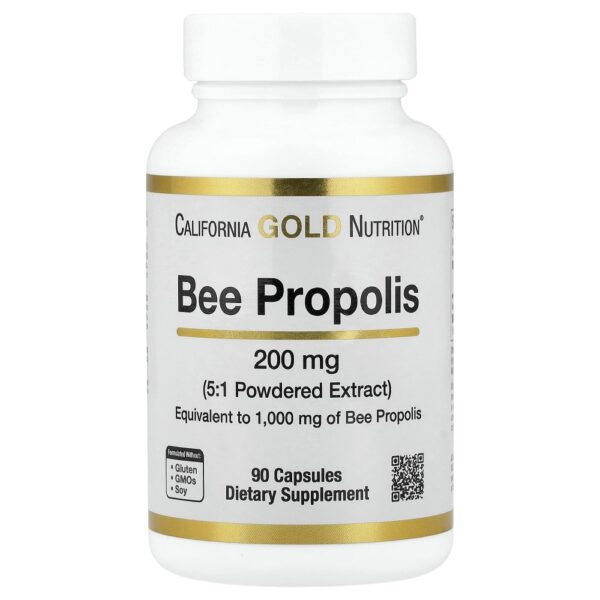 California Gold Nutrition - Própolis de Abelha 1000 mg 90 Cápsulas