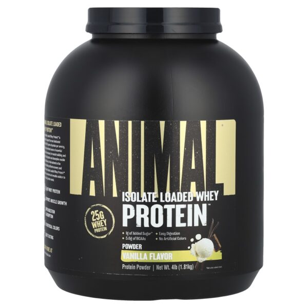Animal - Isolate Loaded Whey Protein em Pó Baunilha 1,81 kg