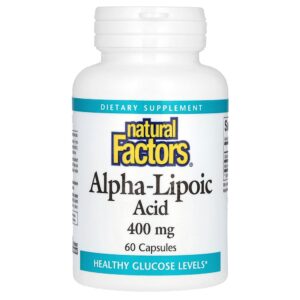 Natural Factors - Ácido Tióctico 400 mg 60 Cápsulas