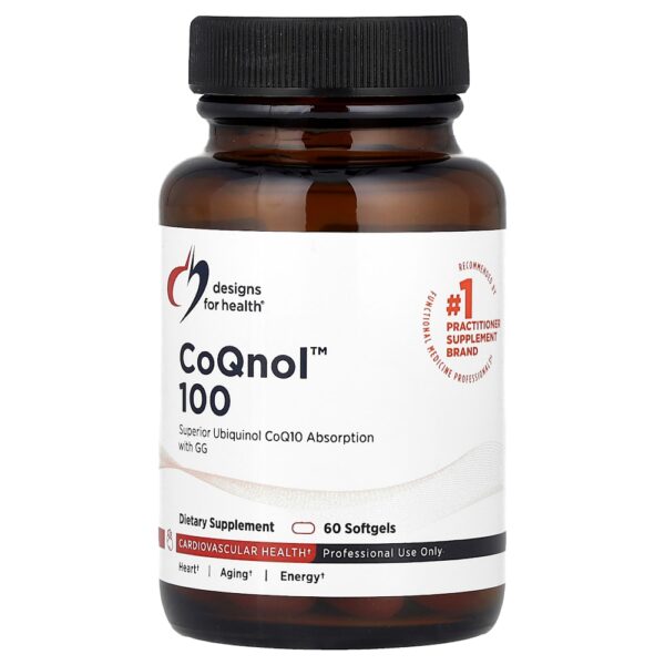 Designs For Health - CoQnol 100 60 Cápsulas Softgel