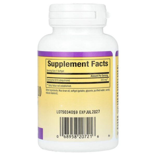 Natural Factors - Coenzima Q10 200 mg 30 Cápsulas Softgel