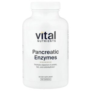 Vital Nutrients - Enzimas Pancreáticas 180 Cápsulas