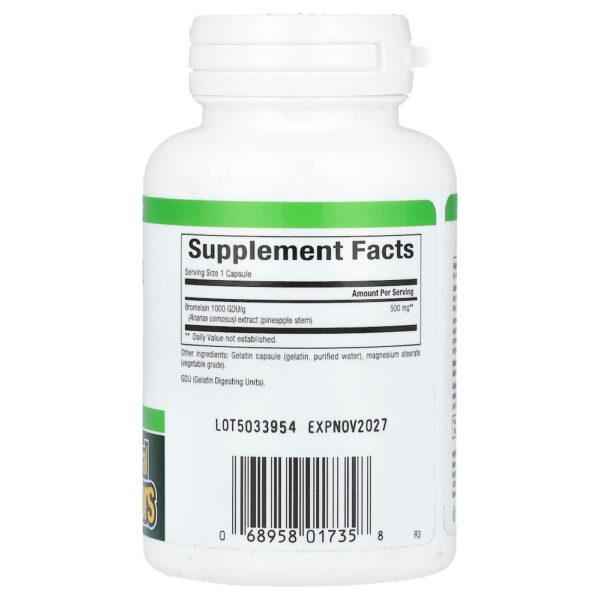 Natural Factors - Bromelina 500 mg 90 Cápsulas