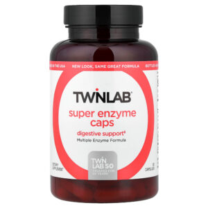 Twinlab - Cápsulas Super Enzyme 50 Cápsulas