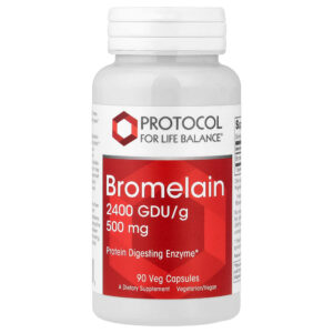 Protocol for Life Balance - Bromelina 500 mg 90 Cápsulas Vegetais