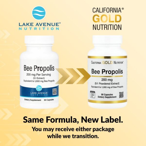 California Gold Nutrition - Própolis de Abelha 1000 mg 90 Cápsulas