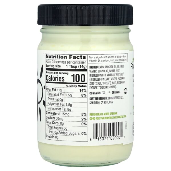 28-15.jpg Chosen Foods - Mayo Clássica Feita com Óleo de Abacate 100% Puro 355 ml