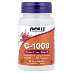 NOW Foods - C-1000 30 Cápsulas Vegetais