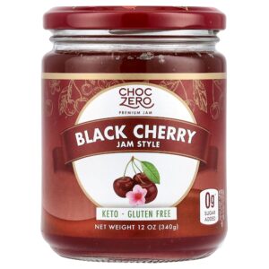 28-32.jpg ChocZero - Creme de Frutas Cereja Preta 340 g