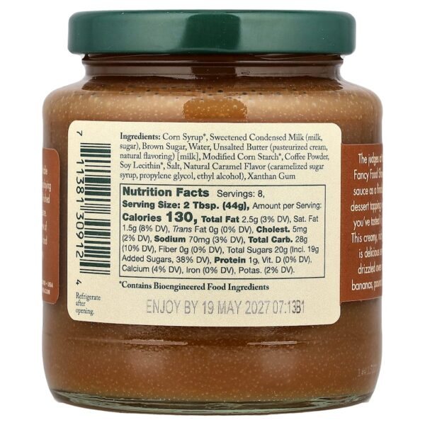 Stonewall Kitchen - Molho de Caramelo e Café 369 g