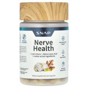 Snap Supplements - Saúde dos Nervos 60 Cápsulas