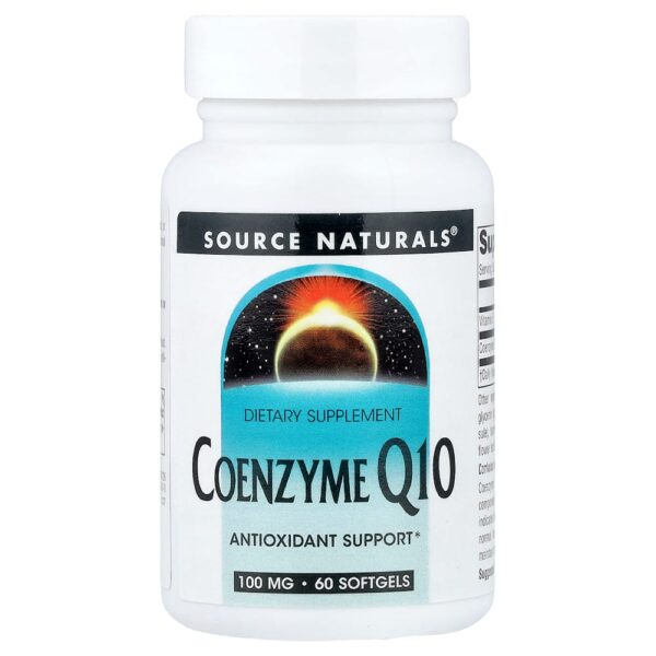 Source Naturals - Coenzima Q10 100 mg 60 Cápsulas Softgel
