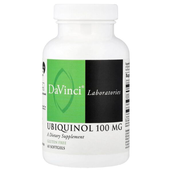 DaVinci Laboratories - Ubiquinol 100 mg 60 Cápsulas Softgel