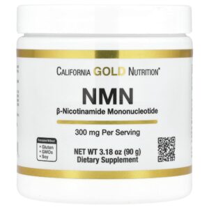 California Gold Nutrition - NMN em Pó 90 g