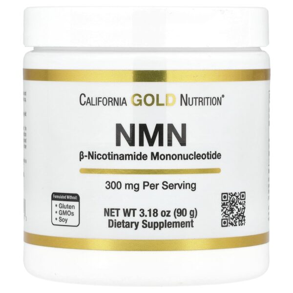 California Gold Nutrition - NMN em Pó 90 g