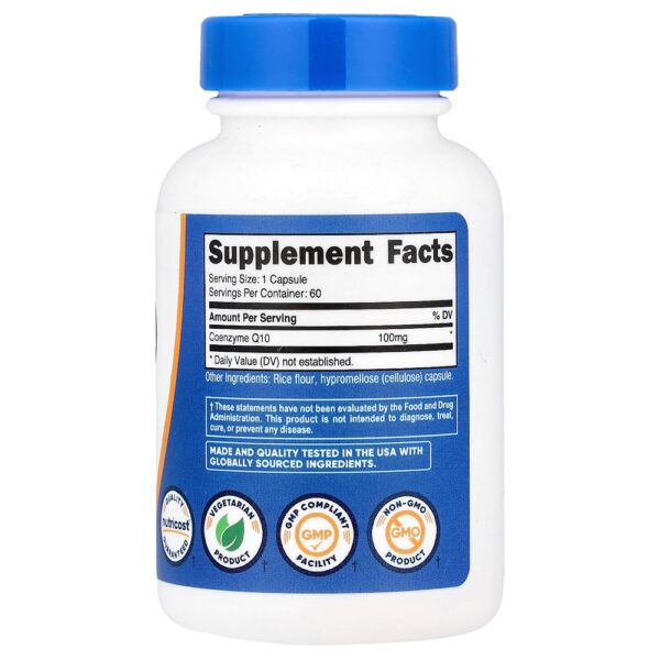Nutricost - CoQ10 100 mg 60 Cápsulas