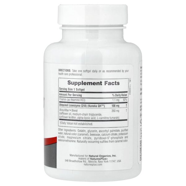 NaturePlus - Ubiquinol Beyond CoQ10 100 mg 60 Cápsulas Gelatinosas